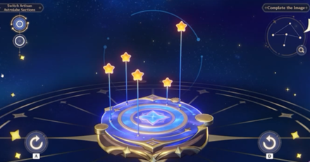 Genshin - Akademiya Extravaganza - Star Puzzle Mini-game