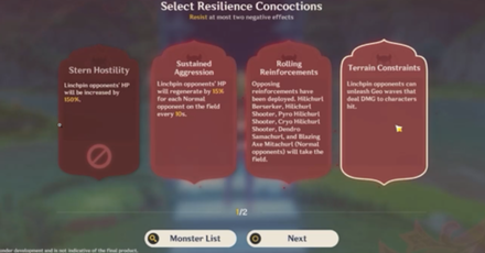 Genshin - Akademiya Extravaganza - Resilience Concoctions