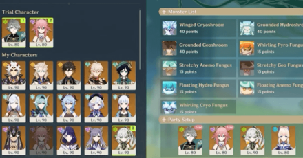 Genshin - Set Up Your Team