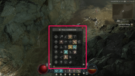 Diablo 4 - Skill Assignment Flyout