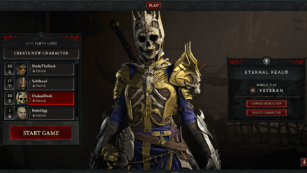 Diablo 4 - Cannot Change Class