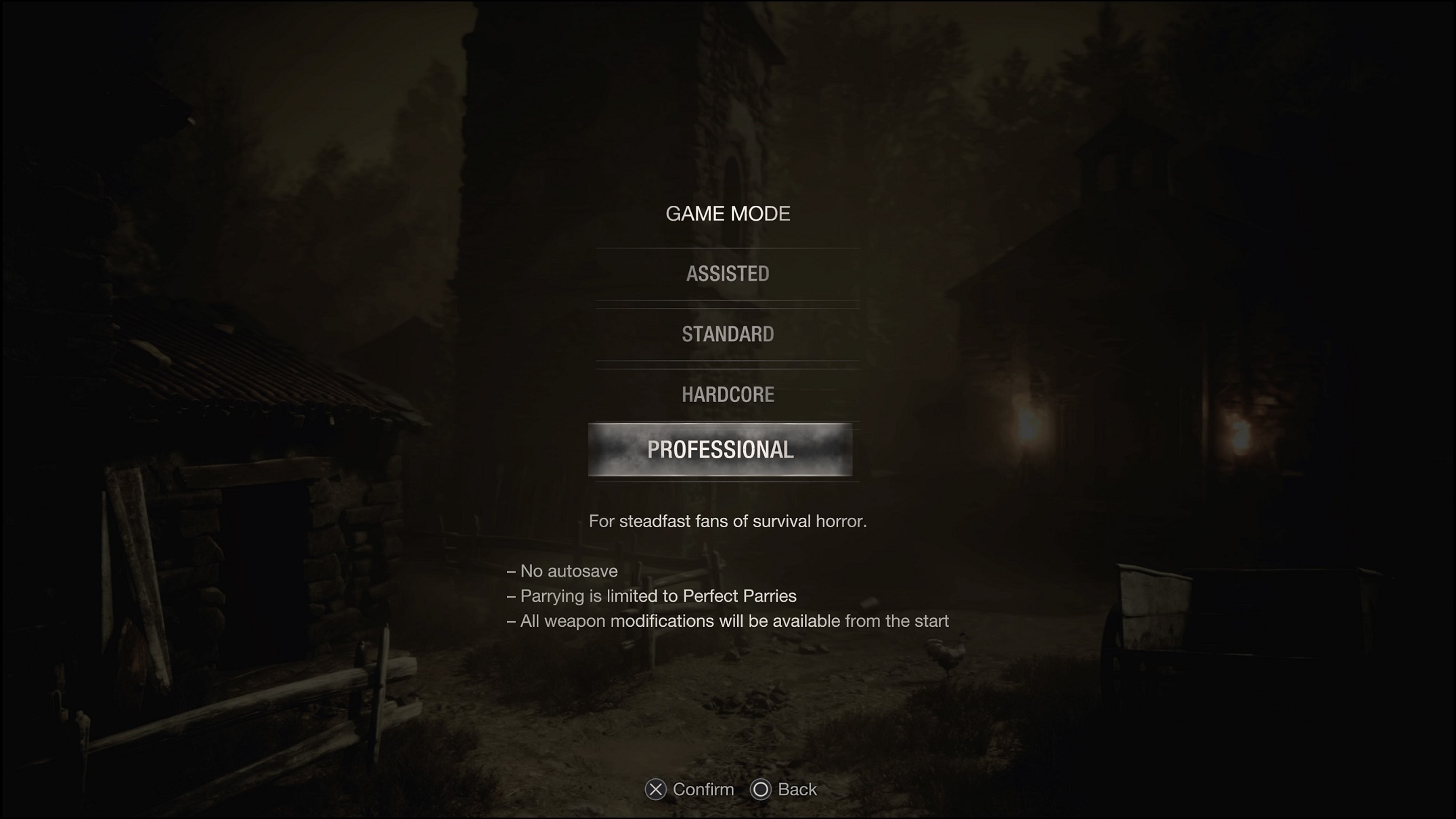 RE4R - New Game Professional