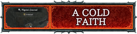 Diablo IV - A Cold Faith Partial Banner
