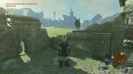 Botw - Lanayru Korok 10 Overworld View