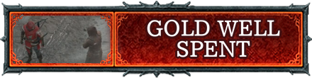 Diablo IV - Gold Well Spent Partial Banner