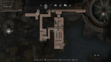 Resident Evil 4 Remake - Chest with Decorated Keyhole 1 Map Location