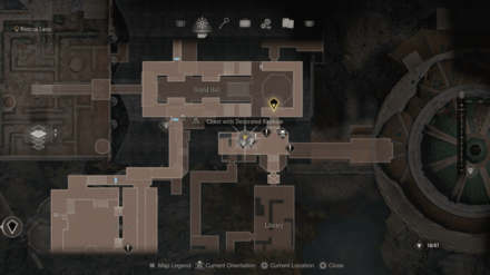Resident Evil 4 Remake - Chest with Decorated Keyhole 2 Map Location