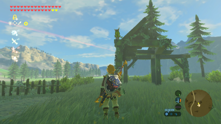 Botw - Woodland Korok 13 Overworld View