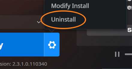 Uninstall Button - Diablo 4