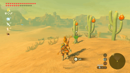 Botw - Wasteland Korok 51 Overworld View