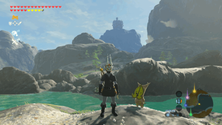 Botw - Lanayru Korok 29 Overworld View