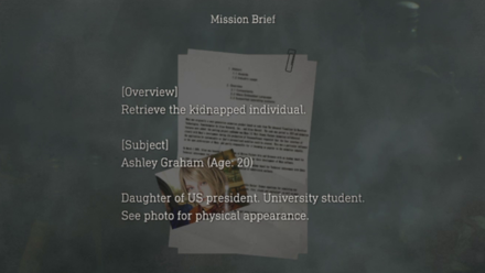 Mission Brief Resident Evil 4 Remake