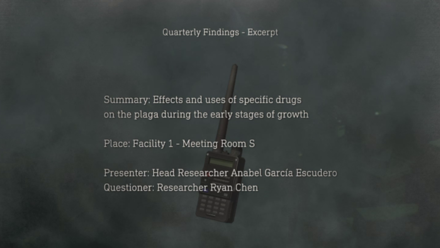 Quarterly Finding - Excerpt Resident Evil 4 Remake