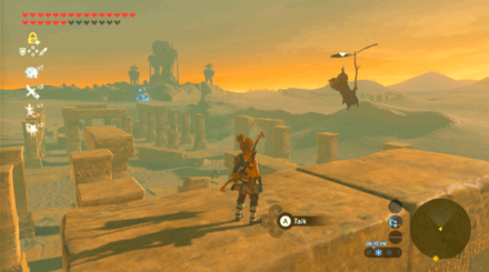 Botw - Wasteland Korok 57 Overworld View