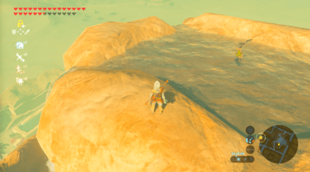 Botw - Wasteland Korok 56 Overworld View