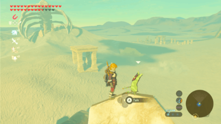 Botw - Wasteland Korok 65 Overworld View