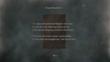 Village Records Vol. 1 Resident Evil 4 Remake