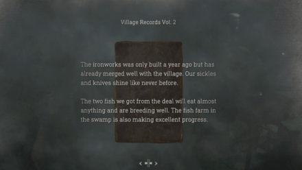 Village Records Vol. 2 Resident Evil 4 Remake