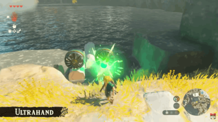 Zelda Tears of the Kingdom - Press the A Button Next to Another Object to Attach It