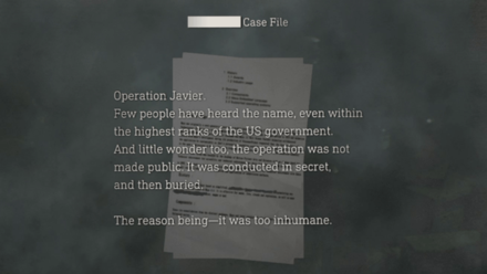 _____ Case File Resident Evil 4 Remake