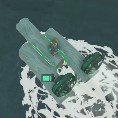 Zelda Tears of the Kingdom - Ultrahand Log Boat