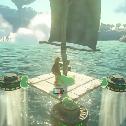 Zelda Tears of the Kingdom - Ultrahand Flying Raft