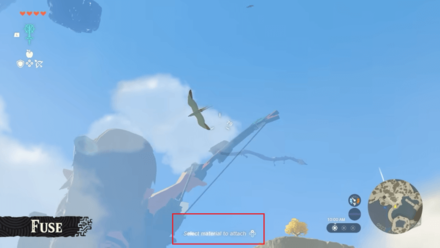 Tears of the Kingdom - Fuse Arrow Step 2