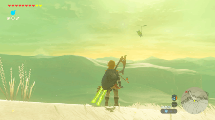 Botw - Gerudo Korok 29 Overworld View