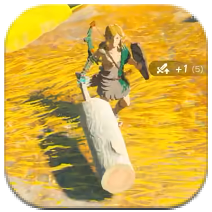 Tears of the Kingdom - Wooden Stick + Log