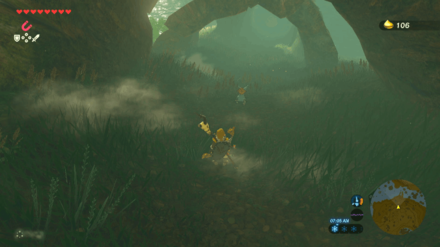 Botw - Lake Korok 6 Overworld View