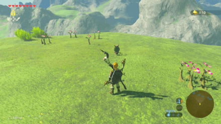 Botw - Lake Korok 10 Overworld View