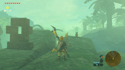 Botw - Lake Korok 17 Overworld View