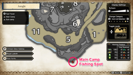 MH Rise Sunbreak - Jungle Speartuna Location