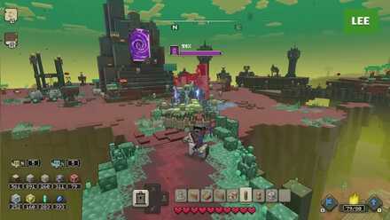 Minecraft Legends - Fighting Piglins