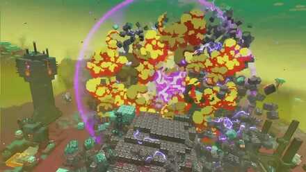 Minecraft Legends - Portal Blowing Up