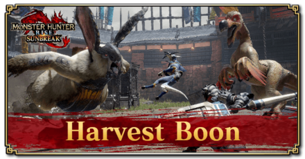 Monster Hunter Rise (MH Rise) - Harvest Boon Quest Banner