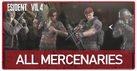 RE4 Remake Mercenaries Characters