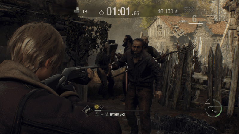 RE4 Remake Mercenaries Single Player