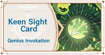 Genshin Impact - Keen Sight Card Guide