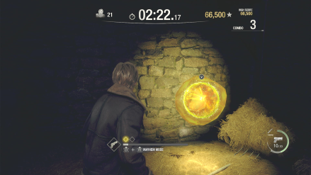 RE4 Mercenaries - Yellow Orbs