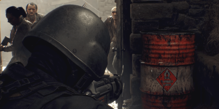 RE4 Mercenaries - Explosive Barrel