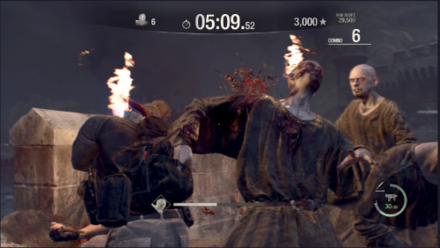 Resident Evil Remake (RE4) Krauser Castle Knife Combo