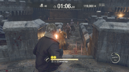 RE4 Mercenaries - Castle Cannon Camp