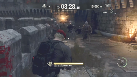 RE4 Mercenaries - Castle Gate Camp