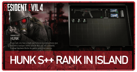 Resident Evil 4 Remake - Hunk S++ Rank in Island