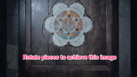 Resident Evil 4 Remake - Completed Stone Pedestal Puzzle