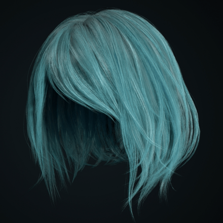 RE4R - Blue Hair