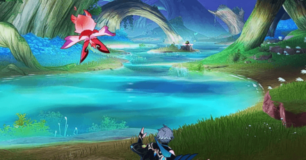 Genshin Impact - The Splendorous Sky That Day Walkthrough - Go to the Vourukasha Oasis