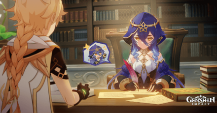 Genshin - Layla Hangout Ending 5 - The Star