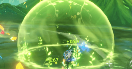 Genshin - Apep Boss Fight - Use the Shields of Revival Hymn to defend from attacks in 3rd Phase